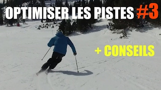 SkiOptimiser les pistes 3  bleue virages carving et virages courts  conseils [upl. by Anidam]