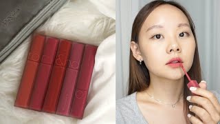 2021 Romand Blur Fudge Tint Review amp MaskProof Test Lululand [upl. by Greenebaum]