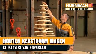 Houten kerstboom maken met HORNBACH [upl. by Eelimaj596]