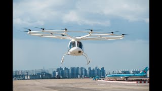 Gimpo Airport Seoul First Flight in South Korea  Volocopter [upl. by Annayi]