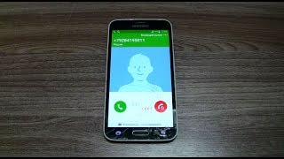 Samsung Galaxy S5 Incoming Call [upl. by Fidele]