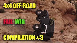 JEEP OFF ROAD 4x4 FAILSWINS CRASH COMPILATION 3 [upl. by Yasmin153]