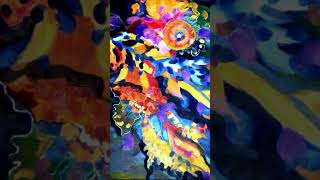 Abstract Oil Eruptions shortvideo abstractexpressionism oil painting colour expression [upl. by Veronica]