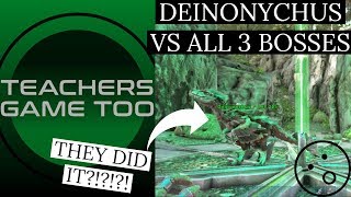 Valguero Deinonychus Boss Fight Challenge How to beat the bosses solo with them [upl. by Cimah]