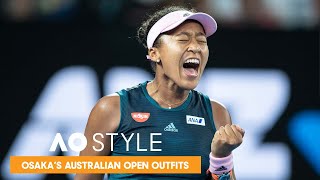 Fashion Hits Naomi Osakas Australian Open Outfits  AO Style [upl. by Ramma440]