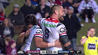 NRL Highlights Manly Sea Eagles v Sydney Roosters  Round 19 [upl. by Viviane]