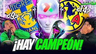 INTELIGENCIA ARTIFICIAL PREDICE al CAMPEÓN de la LIGA MX ¡AMÉRICA vs TIGRES [upl. by Ailhat]