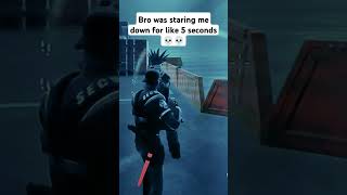 Bro did not know I was a hitman 💀💀 fortnite fortnitememes fortclips ranked video viralvideo [upl. by Arramahs]