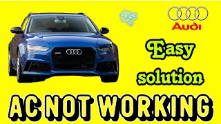 Audi ac not working easy solution 0045700256 [upl. by Norok]