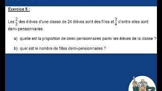 opérations en écriture fractionnaire 5 4ème [upl. by Malorie]