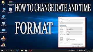 How to change date and time format in Windows 10 [upl. by Currier864]