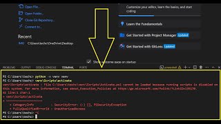 How to fix cannot be loaded because running scripts is disabled on this system [upl. by Nalorac]