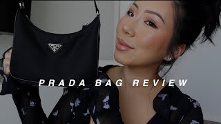 PRADA reedition 2005 renylon mini bag review  what fits [upl. by Tally]