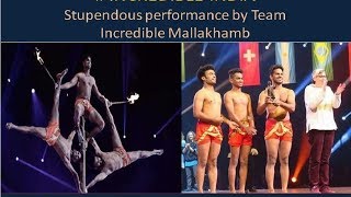 Incredible Indians  Incredible Mallakhamb  International Stage Paris 2017 [upl. by Lough]