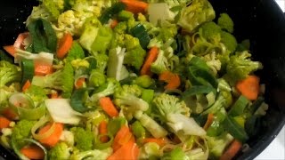 SALTEADO DE VERDURAS come saludable toda la semana  SAUTEED VEGETABLES [upl. by Nalyak]