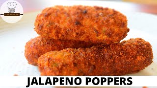 Cheesy Jalapeno Poppers Recipe [upl. by Eilsew]