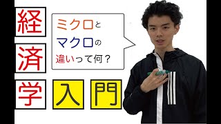 【大学編入】経済学入門 「ミクロ経済学とマクロ経済学の違いって？」 [upl. by Warden830]