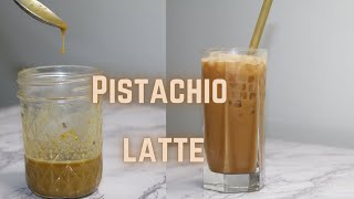 Starbucks Pistachio Latte At Home [upl. by Niboc]