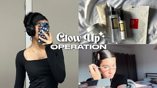 ✦ GLOW UP OPERATION ep2  new face new me morningnight skincare makeup tutorial chitchat [upl. by Sitnik271]