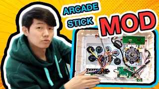 Arcade Fight Stick Mod Beginner Guide Sanwa Buttons [upl. by Elbag764]