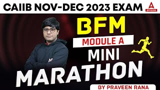 CAIIB Nov Dec 2023 Exam  CAIIB BFM Module A Mini Marathon [upl. by Koloski]