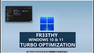 Windows 10 amp 11 TURBO Optimization [upl. by Enail]