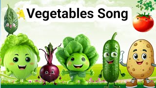 Vegetables Song  Nursery Rhymes amp Kids Songs [upl. by Enitsirc38]