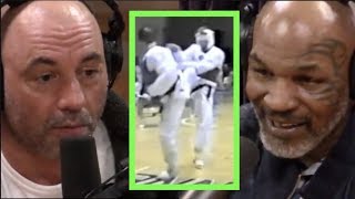 Mike Tyson Asks Joe Rogan About His Fighting Days [upl. by Pollack]