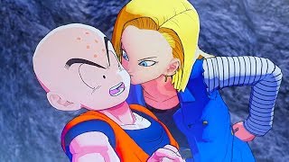 Krillin Meets Android 18 For The First Time Cutscene  Dragon Ball Z Kakarot [upl. by Euhc]