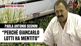 Mostro di Firenze la tesi di Antonio Segnini quotEcco perchè Giancarlo Lotti ha mentitoquot [upl. by Atiuqehc]