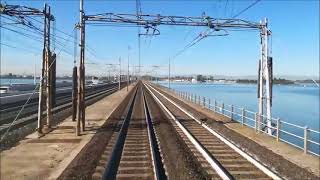 Train drivers view Italy Venezia to Verona I Train Cab Ride [upl. by Jewelle29]