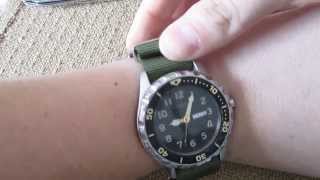 How To Install a NATO strap on a Watch [upl. by Htebazil956]