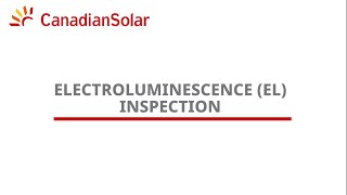 Electroluminescence EL Inspection [upl. by Christopher]