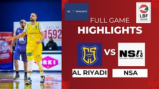 Al Riyadi vs NSA Full Game Highlights FInal 8 Game 1 [upl. by Secor]