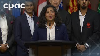 Liberal MP Iqra Khalid highlights CanadaCommonwealth Cricket Match – September 25 2024 [upl. by Dulcine]