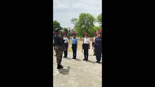 Salami Shastra Drill Training of NCC Girls [upl. by Ener953]