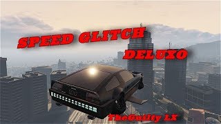 GTA 5 Online 4 SOLO SPEED GLITCH DELUXO [upl. by Caswell815]