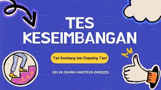 Tes Keseimbangan Romberg Test and Stepping TestSelva Zahra Haritsya 2400223 [upl. by Eillit]