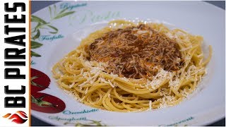 Bolognese kinderleicht  BC Pirates  leckeres Rezept [upl. by Alekahs]