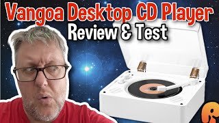 Vangoa Desktop CD Player  Review amp Test [upl. by Eirallih]