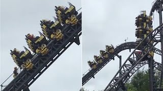 Smiler breaks down midride trapping Alton Towers passengers [upl. by Aube]