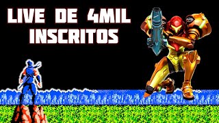 LIVE ESPECIAL de 4 MIL INSCRITOS  4 JOGOS PRA ZERAR  1 EXTRA [upl. by Ellerey]