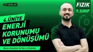 9 Sınıf Fizik 4Ünite Enerjinin Korunumu ve Dönüşümü  Celal Akar  Lightboard ile Ders 16 [upl. by Acira342]