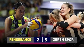 Highlight  Fenerbahce vs Zeren spor  Turky Volleyball League 202425 [upl. by Barbabra]