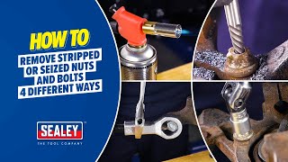 How to Remove Stripped or Seized Nuts and Bolts  4 Different Ways [upl. by Enneirb43]