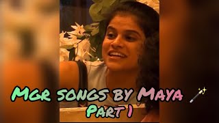 MGR songs by MAYA🪄  Biggboss S7 Tamil updates  Maya [upl. by Atineb30]