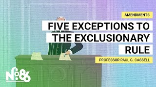 Five Exceptions to the Exclusionary Rule No 86 [upl. by Hares]