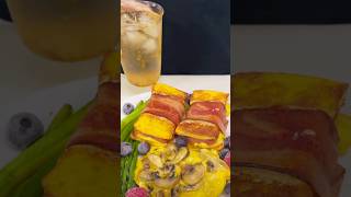 Vlog Breakfast  Bacon Luncheon Meat Toast Roll [upl. by Hamon]