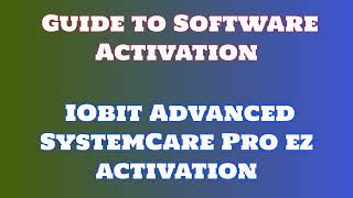 Download amp Install IObit Advanced SystemCare Pro Comprehensive Guide [upl. by Laen]