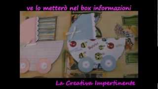 Scrap  bigliettini per battesimo [upl. by Ahtnama]